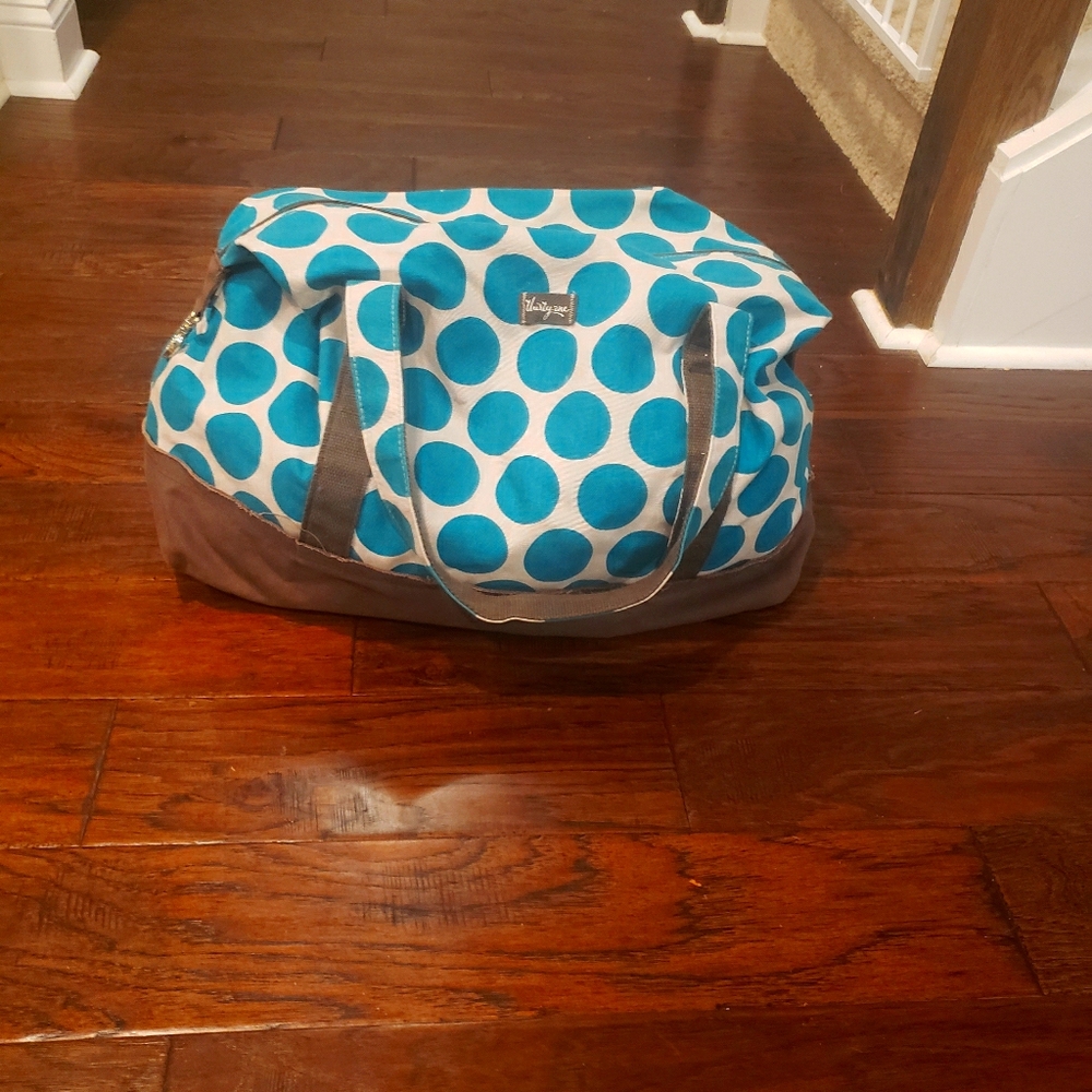 Retro Metro Weekender teal dot